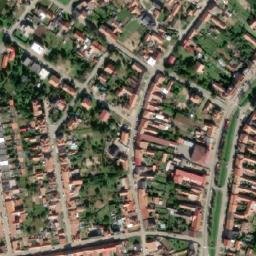 Satellite imagery of [Čejkovice] church t., CZ