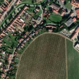 Satellite imagery of [Čejkovice] church t., CZ