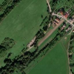 Satellite imagery of [Strání] church t., CZ