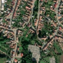 Satellite imagery of [Mutěnice] church t., CZ