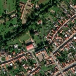 Satellite imagery of Bílá věž [Strážnice na Moravě] belfry, CZ