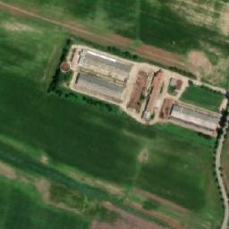 Satellite imagery of [Milíčovice] church t., CZ