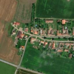 Satellite imagery of [Milíčovice] church t., CZ