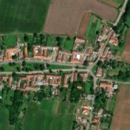 Satellite imagery of [Milíčovice] church t., CZ