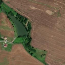 Satellite imagery of [Milíčovice] church t., CZ