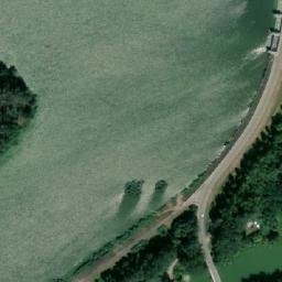 Satellite imagery of [Dolní Věstonice] church t., CZ