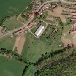 Satellite imagery of [Horní Břečkov] church t., CZ