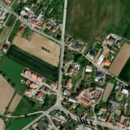 Satellite imagery of [Znojmo-Přímětice] church t., CZ