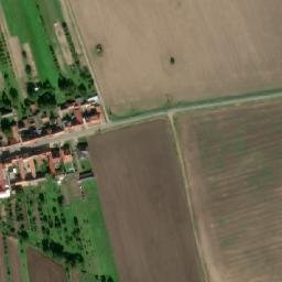Satellite imagery of [Kněždub] church t., CZ