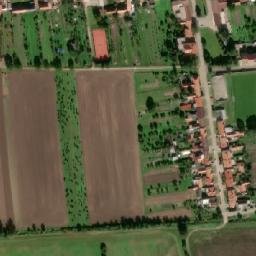 Satellite imagery of [Kněždub] church t., CZ