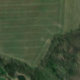 Satellite imagery of [Lechovice] church t. south, CZ