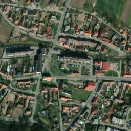 Satellite imagery of [Práče] church t., CZ