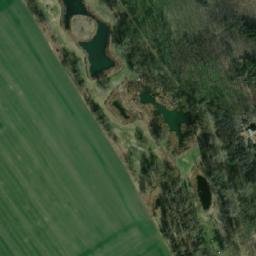 Satellite imagery of [Lechovice] church t. south, CZ