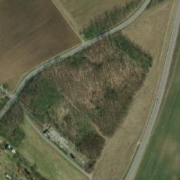 Satellite imagery of [Lechovice] church t. south, CZ