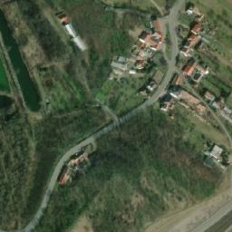 Satellite imagery of [Lechovice] church t. south, CZ
