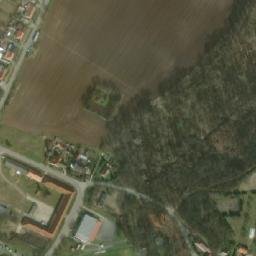 Satellite imagery of [Břežany u Znojma] church t., CZ