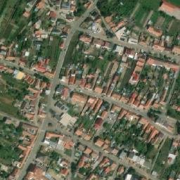 Satellite imagery of [Zaječí] church t., CZ