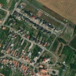 Satellite imagery of [Zaječí] church t., CZ