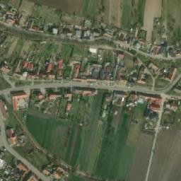 Satellite imagery of [Břežany u Znojma] church t., CZ