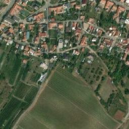 Satellite imagery of [Zaječí] church t., CZ