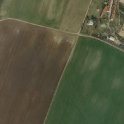 Satellite imagery of [Břežany u Znojma] church t., CZ
