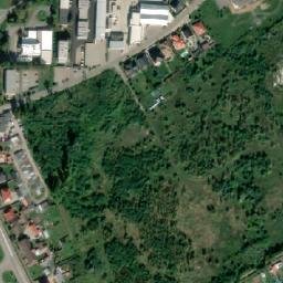 Satellite imagery of [Hodonín] brick yard chimney, CZ
