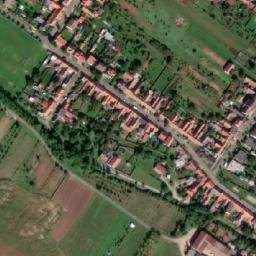 Satellite imagery of [Sudoměřice] church t., CZ