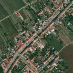 Satellite imagery of [Rakvice] church t., CZ