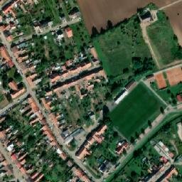 Satellite imagery of [Dolní Bojanovice] church t., CZ