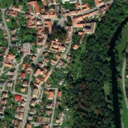 Satellite imagery of [Římov] castle t., CZ