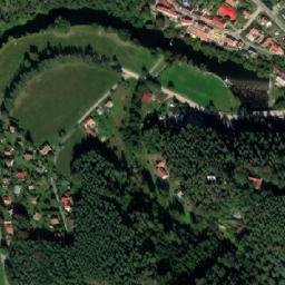Satellite imagery of [Římov] castle t., CZ