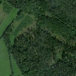 Satellite imagery of Jiříkovo Údolí [Petříkov-Těšínov] chapel sanctus t., CZ