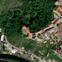 Satellite imagery of [Znojmo-město] town hall outlook t., CZ