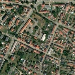Satellite imagery of [Drnholec] church t., CZ