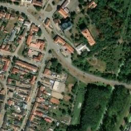 Satellite imagery of [Drnholec] church t., CZ