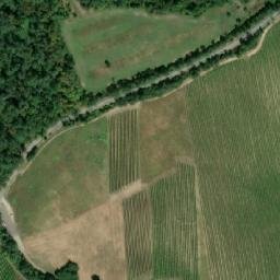 Satellite imagery of Pálava, CZ