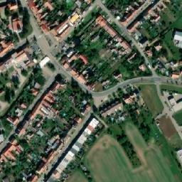 Satellite imagery of [Dolní Bojanovice] church t., CZ