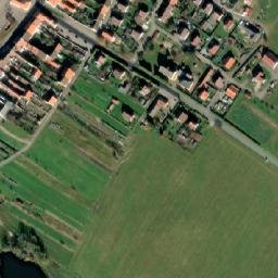 Satellite imagery of [Chvalšiny] church t., CZ