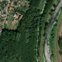 Satellite imagery of [Drnholec] church t., CZ