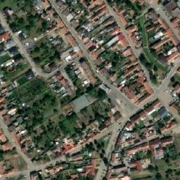 Satellite imagery of [Dolní Dunajovice] church t., CZ