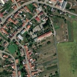 Satellite imagery of [Dolní Dunajovice] church t., CZ