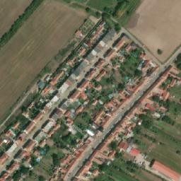Satellite imagery of [Velké Bílovice] church t., CZ