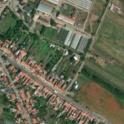 Satellite imagery of [Velké Bílovice] church t., CZ