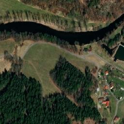 Satellite imagery of [Mojné-Rájov-Černice] church t., CZ