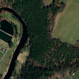 Satellite imagery of [Mojné-Rájov-Černice] church t., CZ