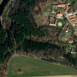 Satellite imagery of [Mojné-Rájov-Černice] church t., CZ