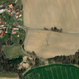 Satellite imagery of [Mojné-Rájov-Černice] church t., CZ