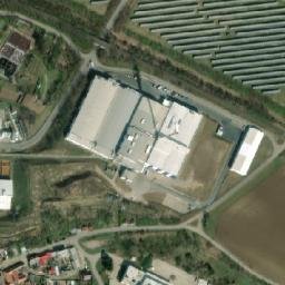 Satellite imagery of [Hodonice] church t., CZ