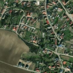 Satellite imagery of [Božice-České Křídlovice] church t., CZ