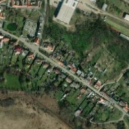Satellite imagery of [Hodonice] church t., CZ